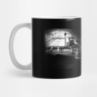 Tallagh Stadium - Shamrock Rovers FC - Match Night League of Ireland Football Artwork Mug